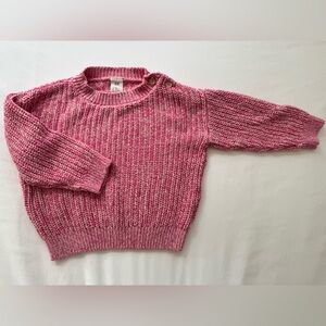 H&M - Toddler Pink Crew Neck Sweater